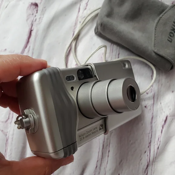 Vintage Nikon Nuvis S Zoom Lens 22.5-66mm Macro Camera Stainless Steel Case - Picture 9 of 14